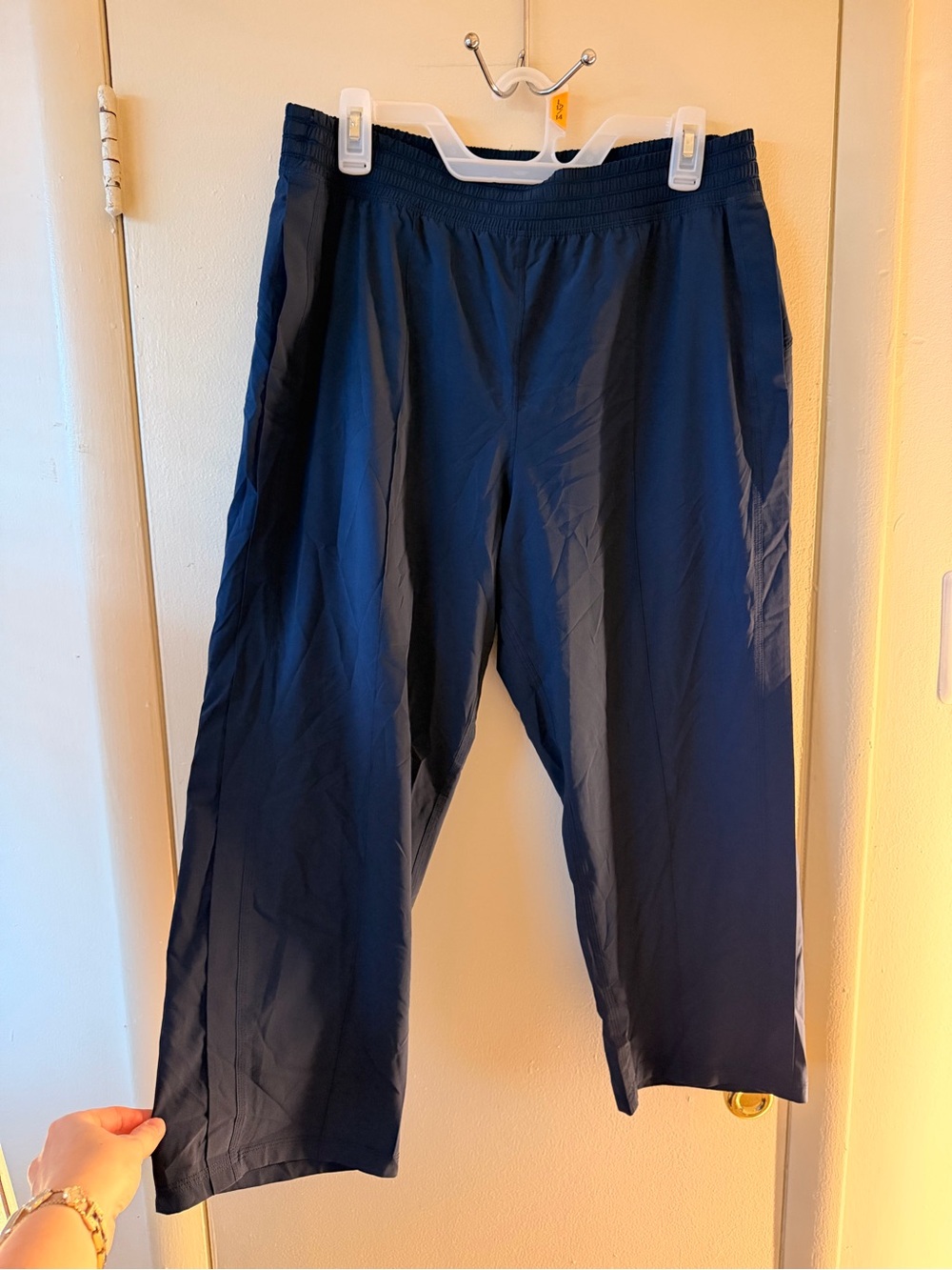 Lululemon Women’s Pull-On Pants Slate Blue Lightweight Stretch Elastic Waist